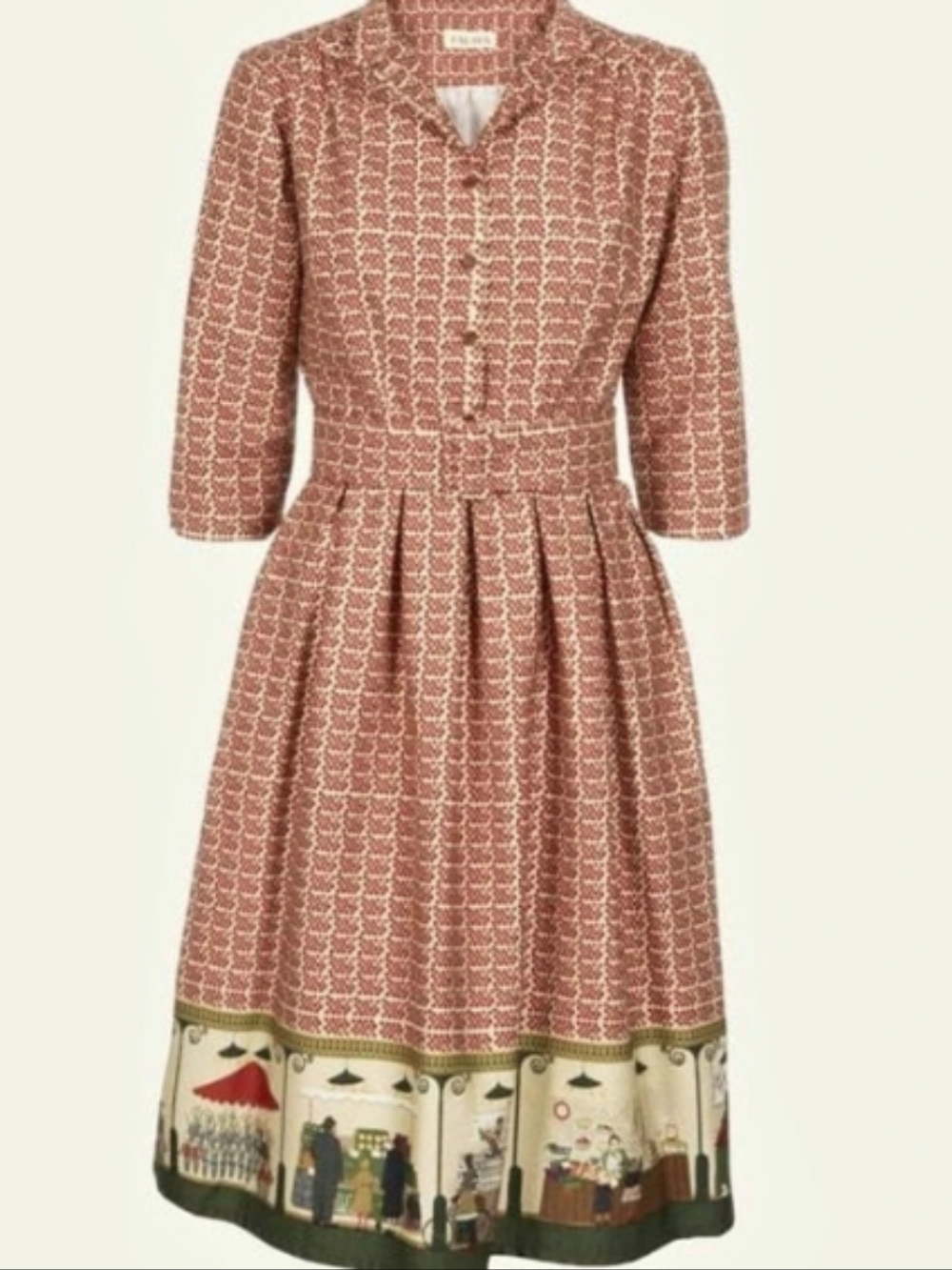 Palava Farmstand Midi Dress Size 16UK